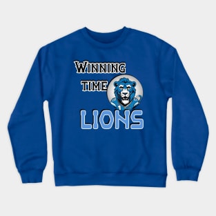 Winning time lions Crewneck Sweatshirt